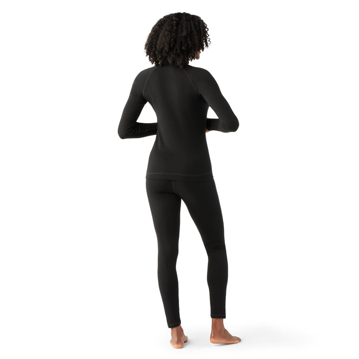 Smartwool Classic Thermal Merino Base Layer 1/4 Zip Top - Women's Black