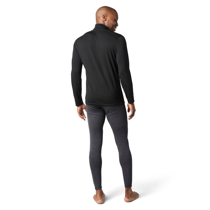 Smartwool Classic Thermal Merino Base Layer 1/4 Zip Top - Men's Black