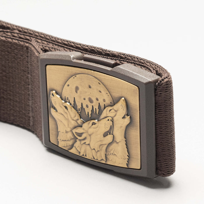 Arcade Nature Wolves Belt Walnut