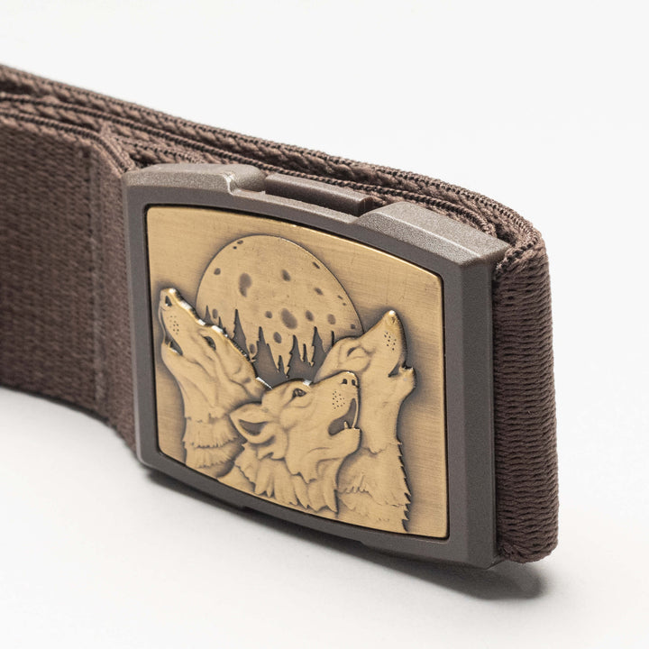 Arcade Nature Wolves Belt Walnut