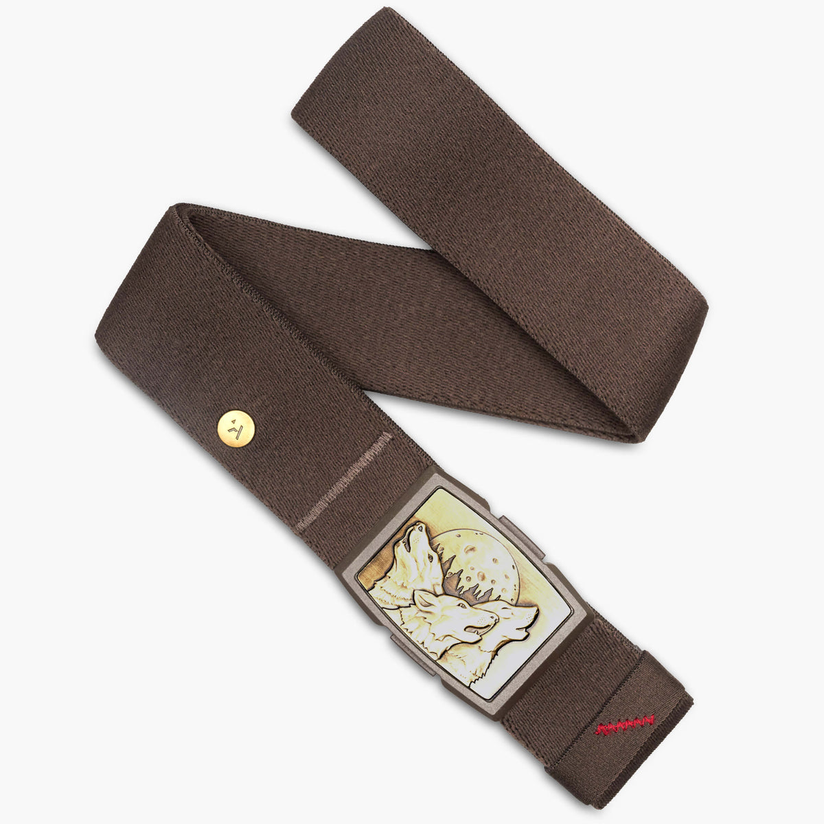 Arcade Nature Wolves Belt Walnut