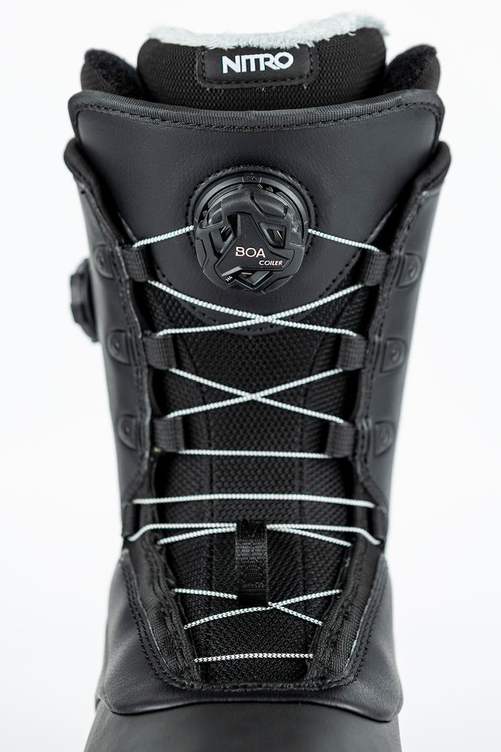 Nitro Crown Boa Snowboard Boots - Women's 2025 Black
