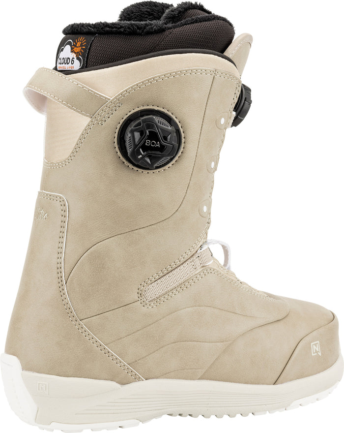 Nitro Crown Boa Snowboard Boots - Women's 2025 Sand