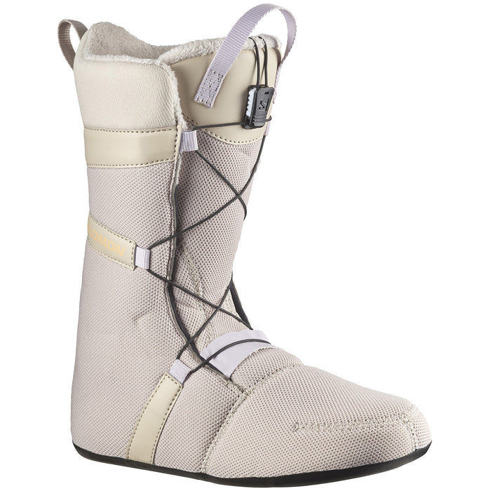 Salomon Ivy BOA SJ Snowboard Boots - Women's Cream/Peach Fuzz/Orchid Petal
