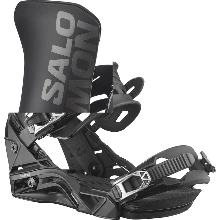 Salomon District Snowboard Bindings Black