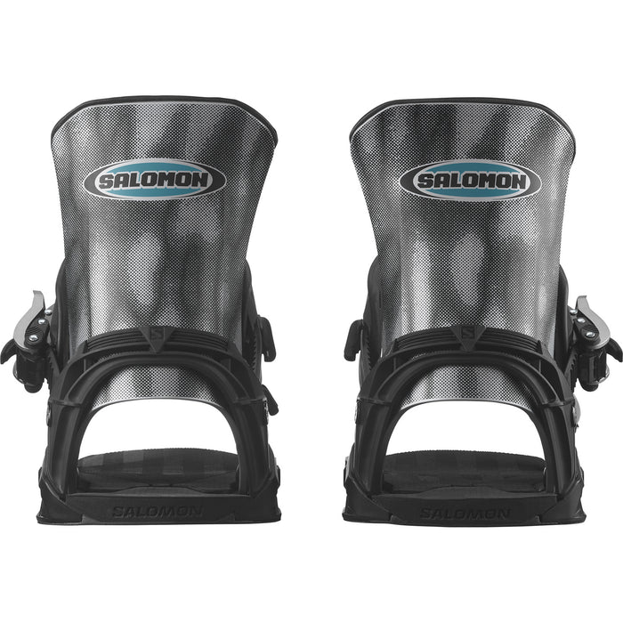 Salomon District Pro Team Snowboard Bindings 2025 Chrome