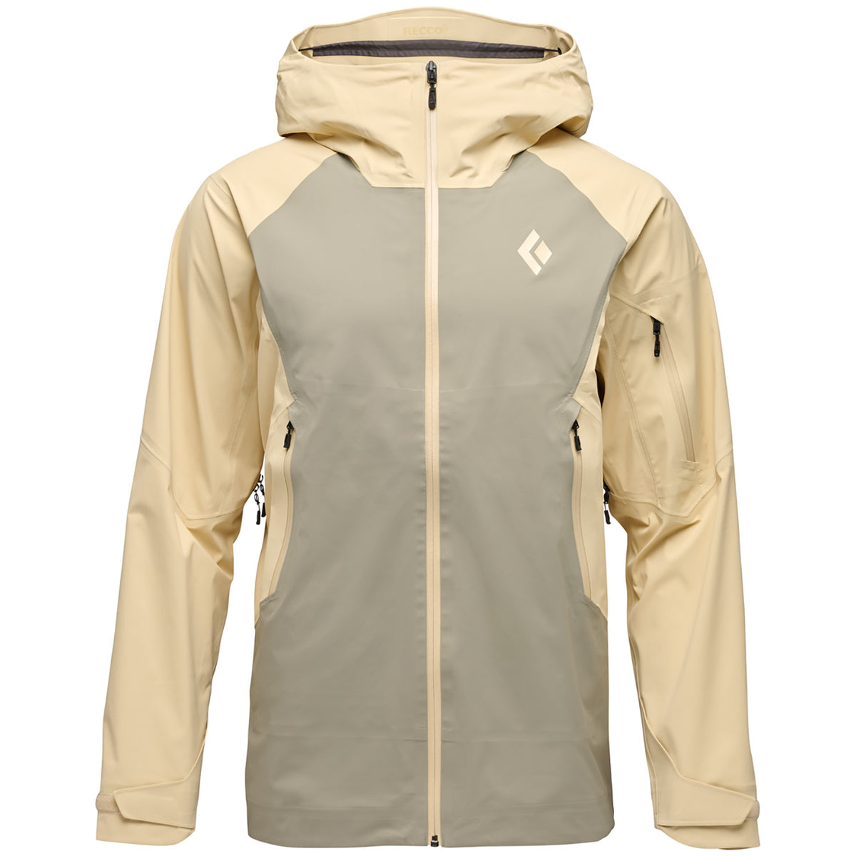 Black Diamond Recon LT Stretch Shell Jacket - Men's White Oak/Pine Smoke