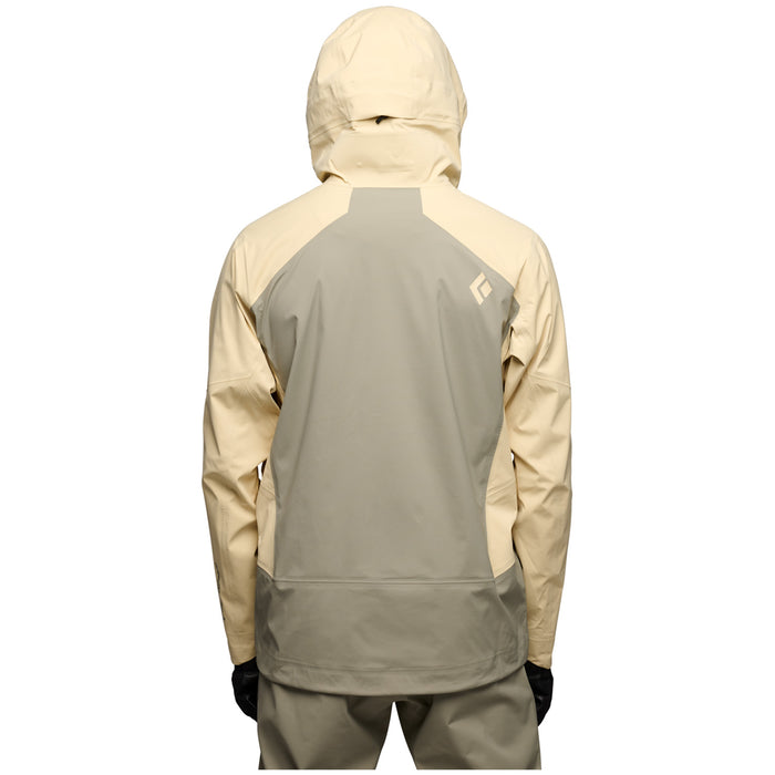 Black Diamond Recon LT Stretch Shell Jacket - Men's White Oak/Pine Smoke