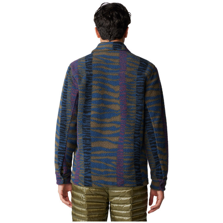 Mountain Hardwear HiCamp™ Fleece Shacket - Men's Ridgeline Ridge Stripe Print