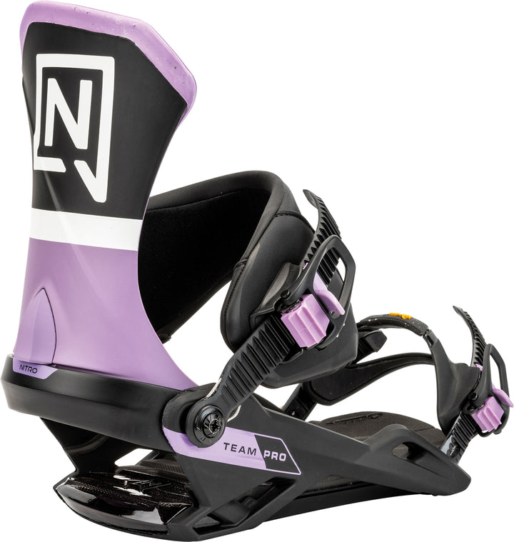 Nitro Team Pro Snowboard Bindings 2025 Lilac