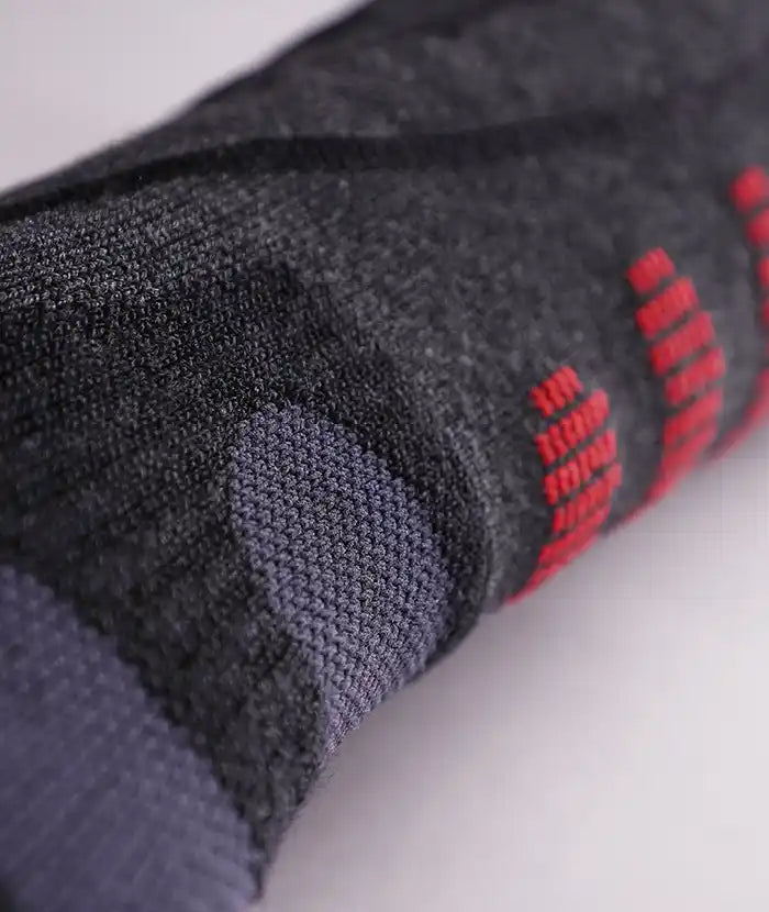 Lenz Heat 5.1 Socks Anthracite/Red