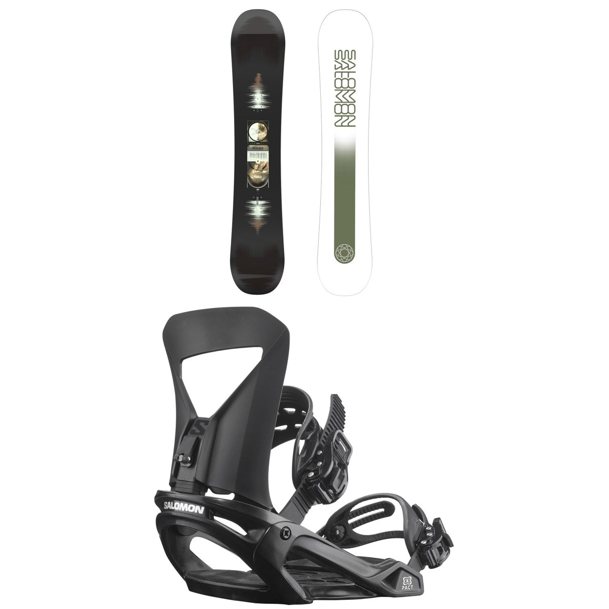 Salomon Pulse Snowboard + Pact Snowboard Bindings 2026