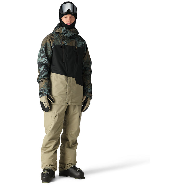 686 Geo Insulated Jacket - Men's Cypress Green Hemisphere Colorblock