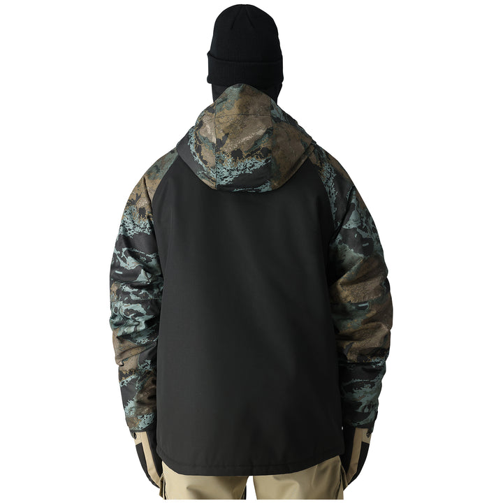686 Geo Insulated Jacket - Men's Cypress Green Hemisphere Colorblock