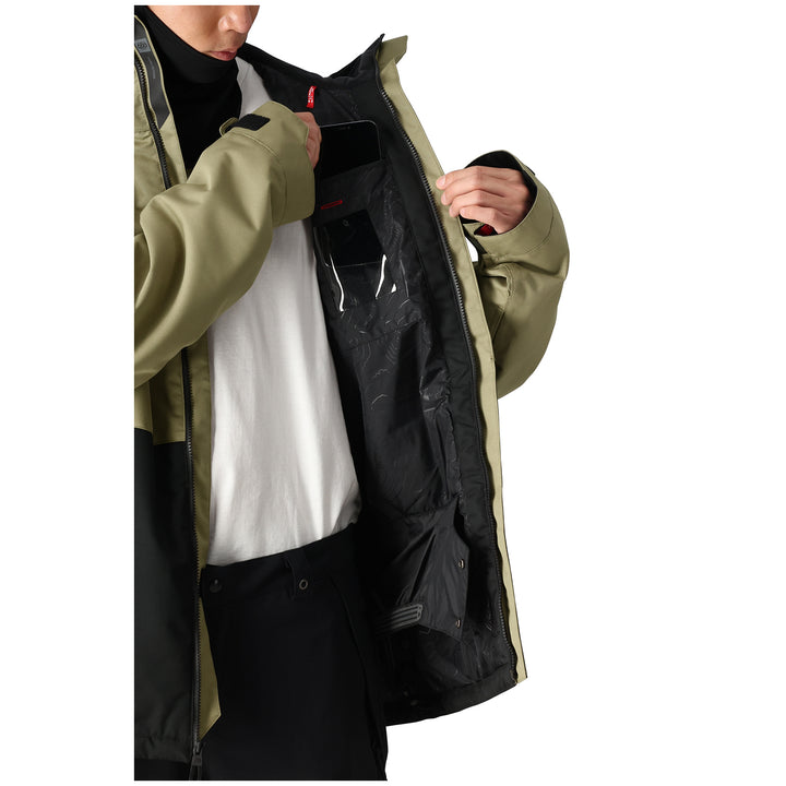 686 Foundation Insulated Jacket - Men's Sage Colorblock