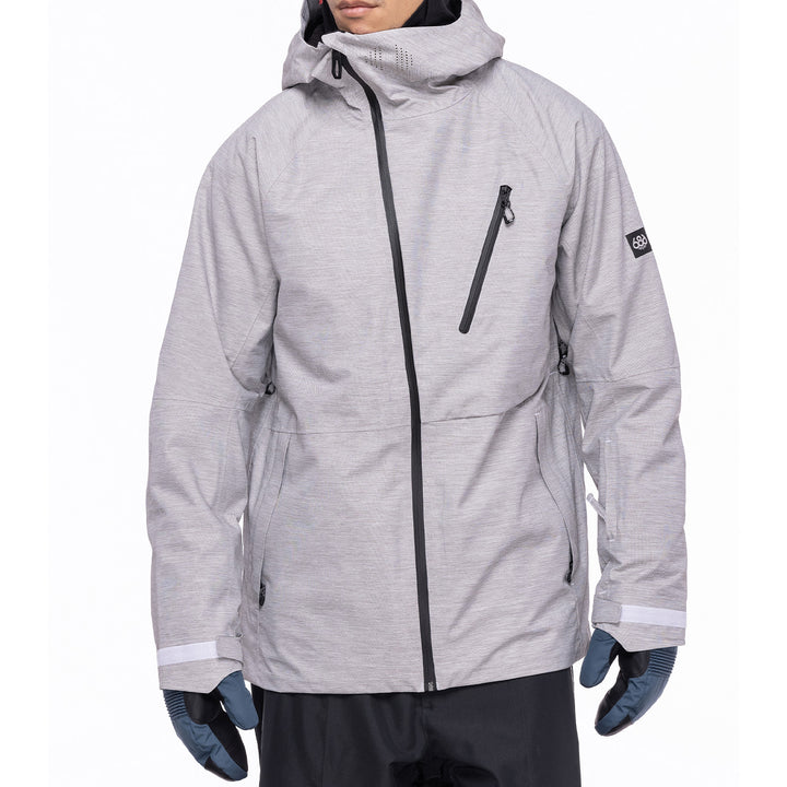 686 Hydra Thermagraph Jacket - Men's White Heather