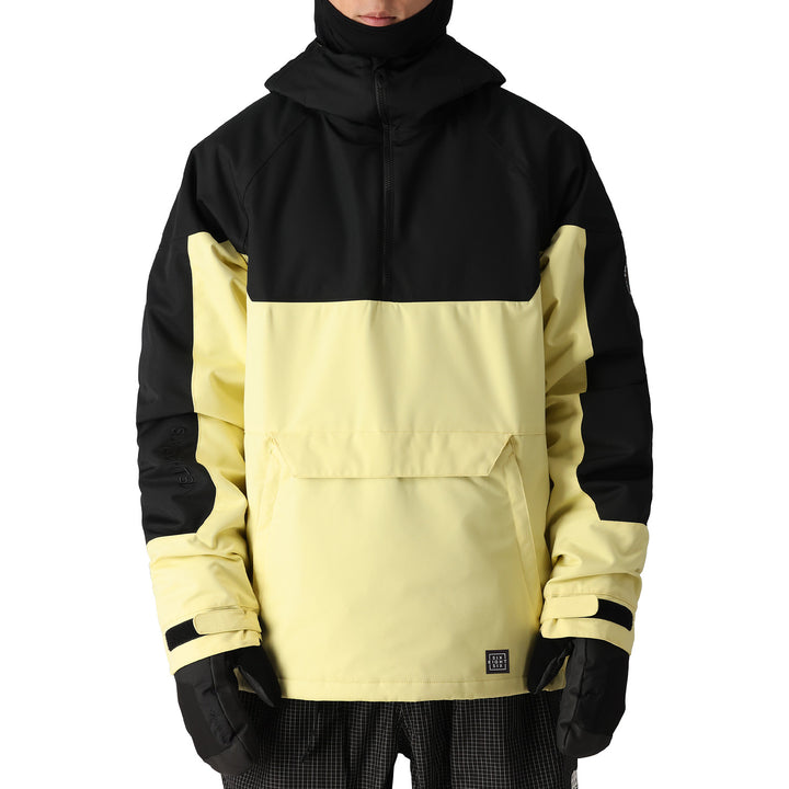 686 Renewal Insulated Anorak - Men's Dusty Yellow Colorblock