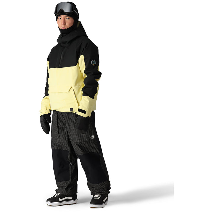 686 Renewal Insulated Anorak - Men's Dusty Yellow Colorblock