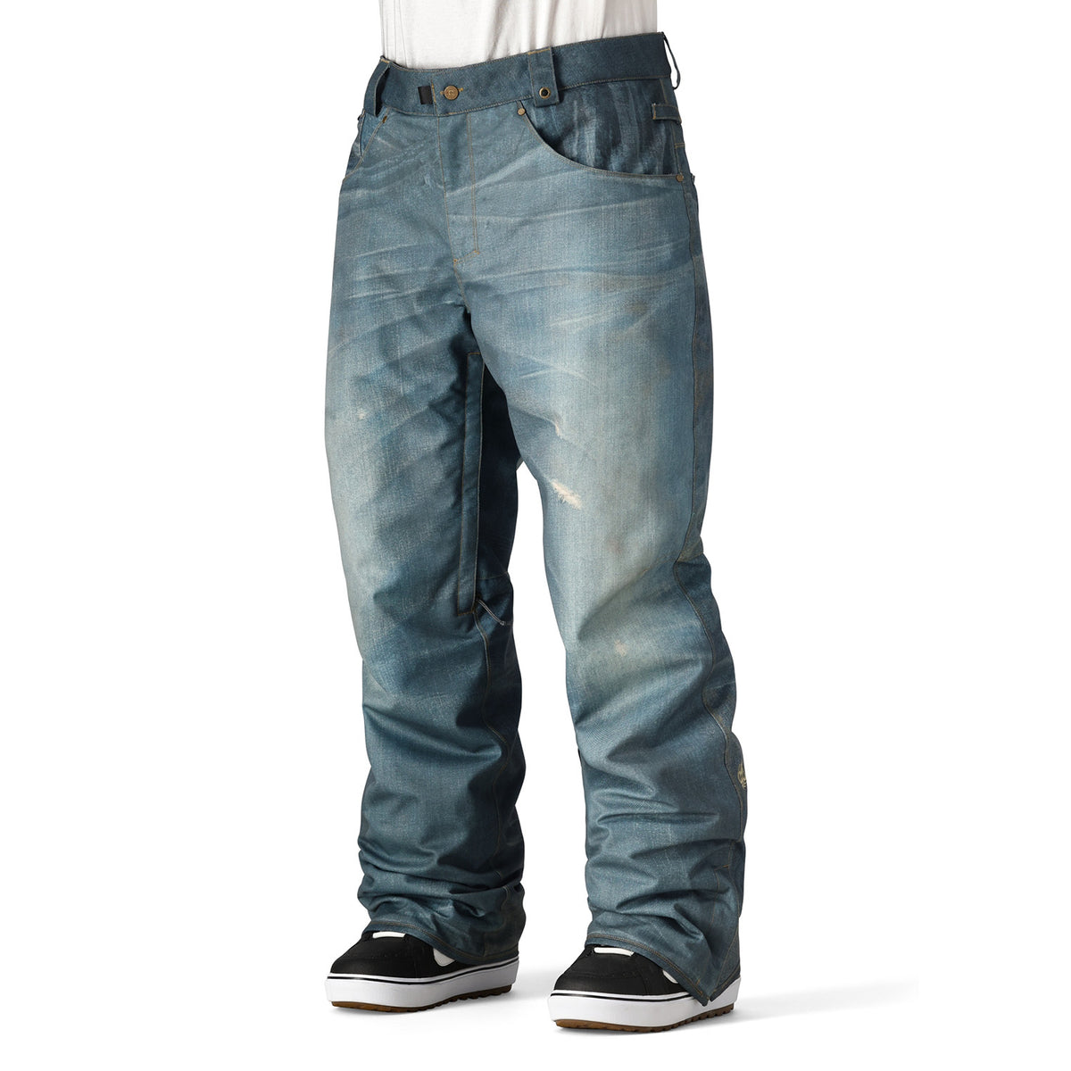 686 Deconstructed Denim Pants - Men's Indigo Denim