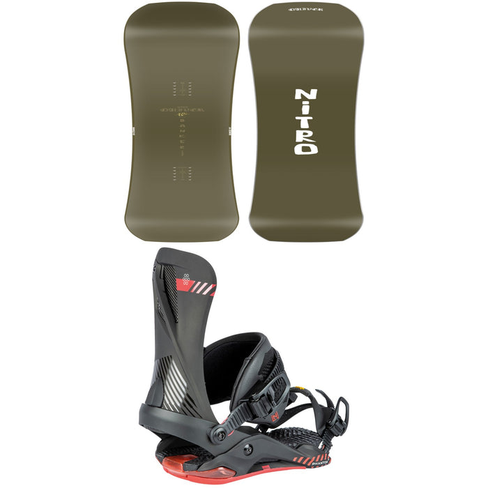 Nitro Banker Snowboard + Phantom + Snowboard Bindings 2025