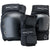 Pro-Tec Street Adult 3-Pack Open Back Skateboard Pad Set Black