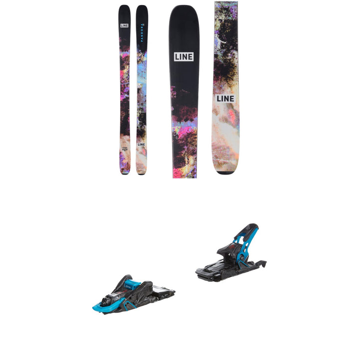 Line Skis Pandora 99 Skis + Salomon S/Lab Shift MNC 13 Alpine Touring Ski Bindings