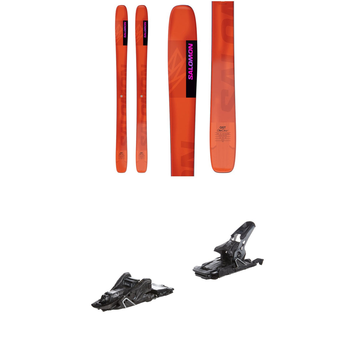 Salomon QST 106 Skis + Salomon S/Lab Shift MNC 13 Alpine Touring Ski Bindings