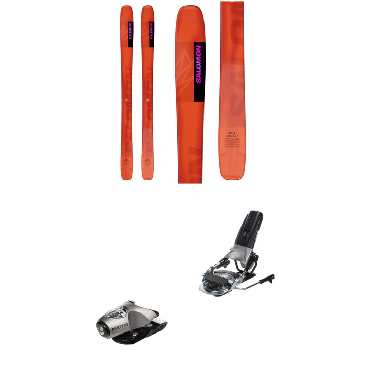 Salomon QST 106 Skis + Look Pivot 15 GW Ski Bindings 2025