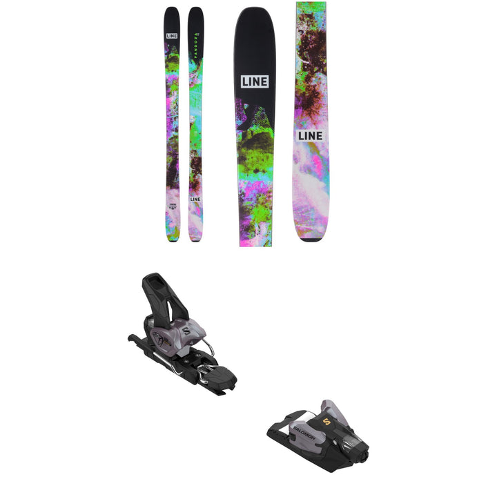 Line Skis Pandora 92 Skis + Salomon Strive 12 GW Ski Bindings 2025