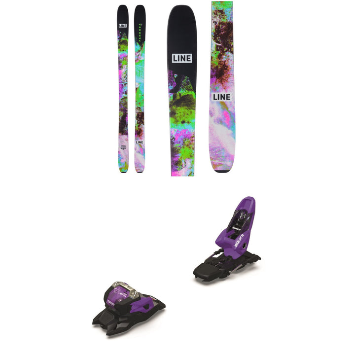 Line Skis Pandora 92 Skis + Marker Squire 11 Ski Bindings 2025