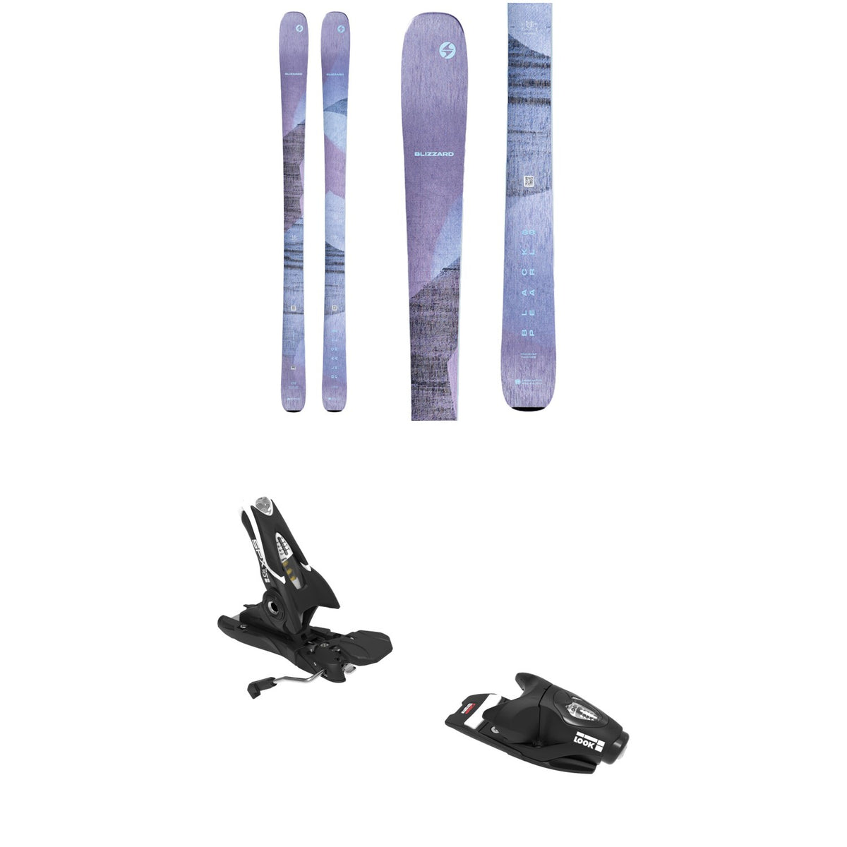 Blizzard Black Pearl 88 Skis - Women's + Look SPX 10 GW Ski Bindings
