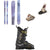 Blizzard Black Pearl 88 Skis - Women's + Marker Squire 11 Ski Bindings + Salomon S/Pro MV 90 Ski Boots - Women's