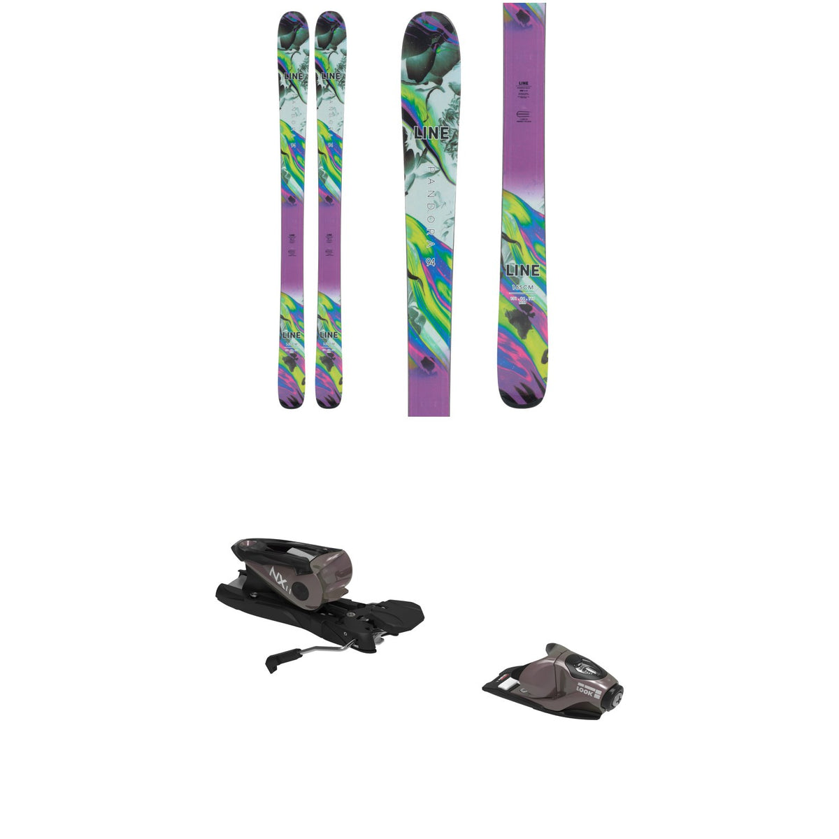 Line Skis Pandora 94 Skis - Women's + Look NX 11 GW Ski Bindings