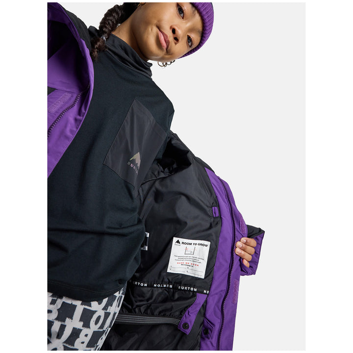 Burton Ascutney 2L Jacket - Kids' Imperial Purple/True Black