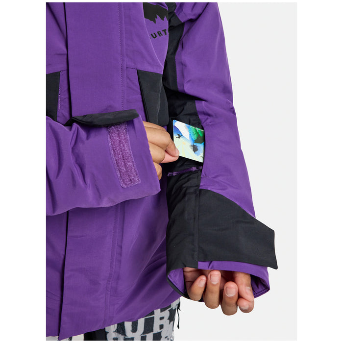 Burton Ascutney 2L Jacket - Kids' Imperial Purple/True Black