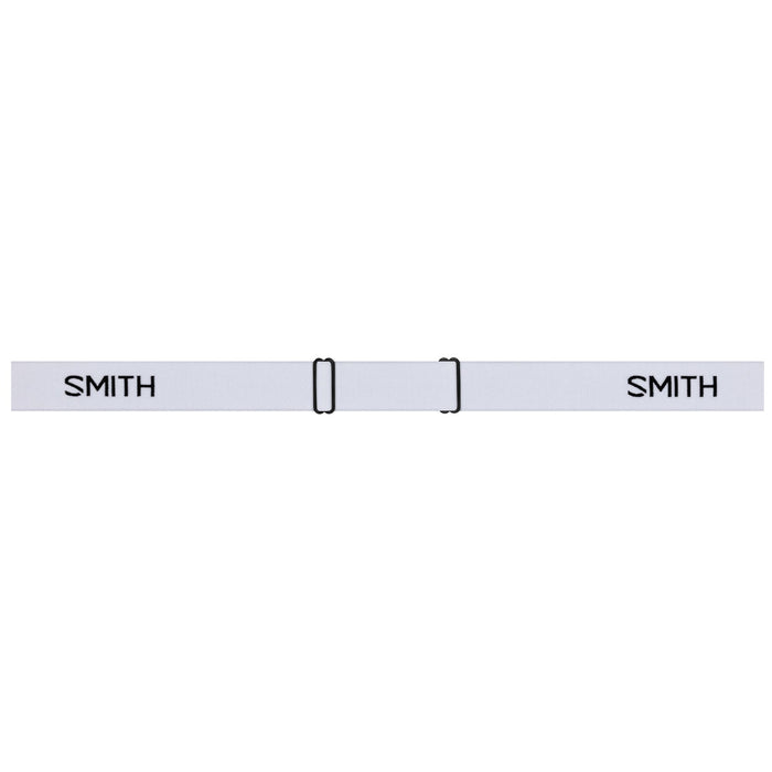 Smith Snowday Low Bridge Fit Goggles - Kids' White/Red Sol-X Mirror