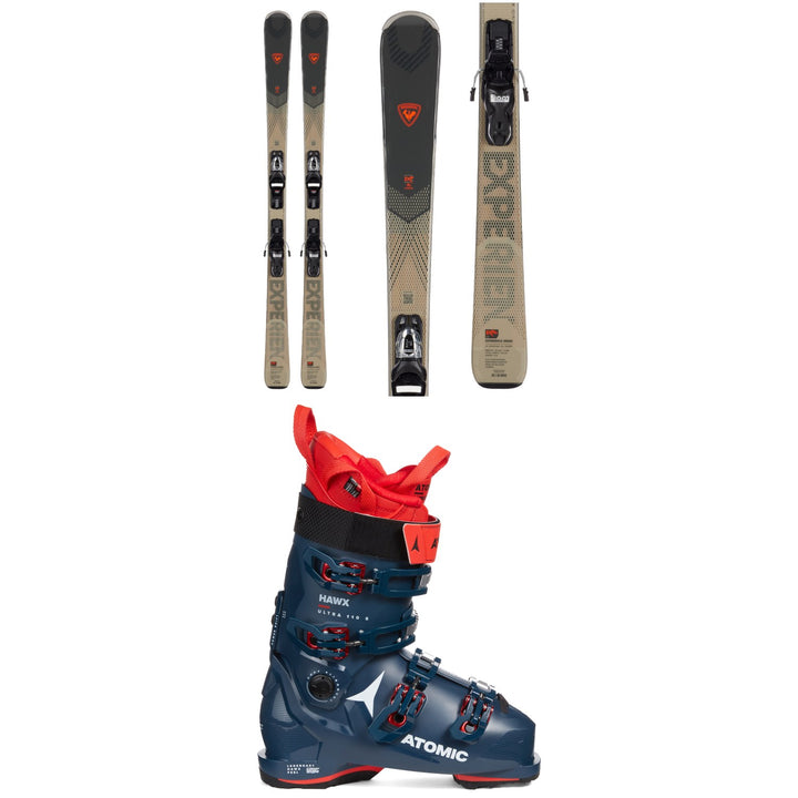 Rossignol Experience 80 C Skis + Xpress 11 GW Bindings + Atomic Hawx Ultra 110 S GW Ski Boots