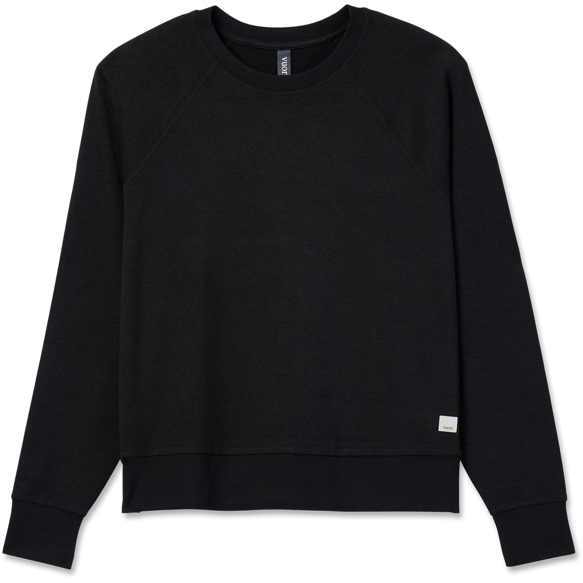 Vuori Long-Sleeve Halo Crew - Women's Black Heather