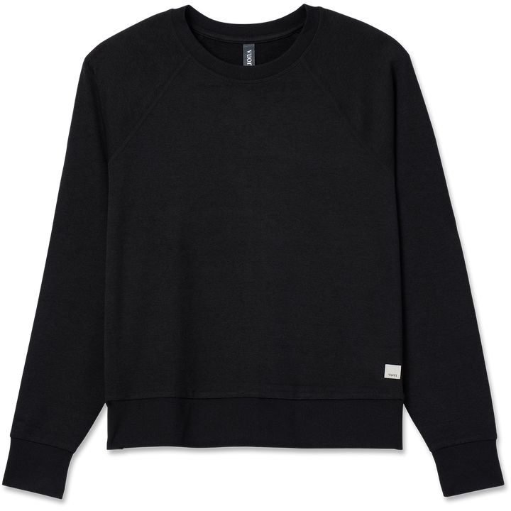Vuori Long-Sleeve Halo Crew - Women's Black Heather