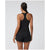Vuori Halo Performance Crop 2.0 Top - Women's Black Heather