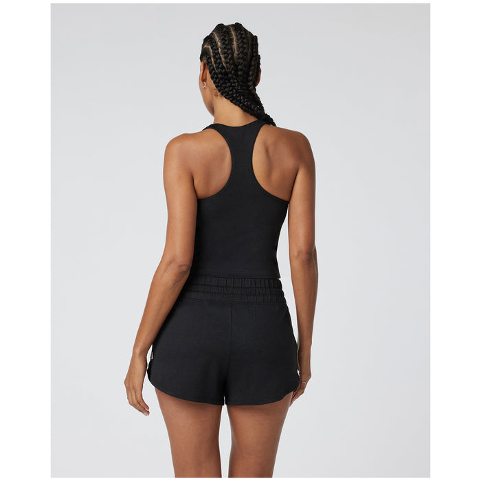 Vuori Halo Performance Crop 2.0 Top - Women's Black Heather