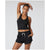 Vuori Halo Performance Crop 2.0 Top - Women's Black Heather