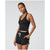 Vuori Halo Performance Crop 2.0 Top - Women's Black Heather
