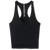 Vuori Halo Performance Crop 2.0 Top - Women's Black Heather