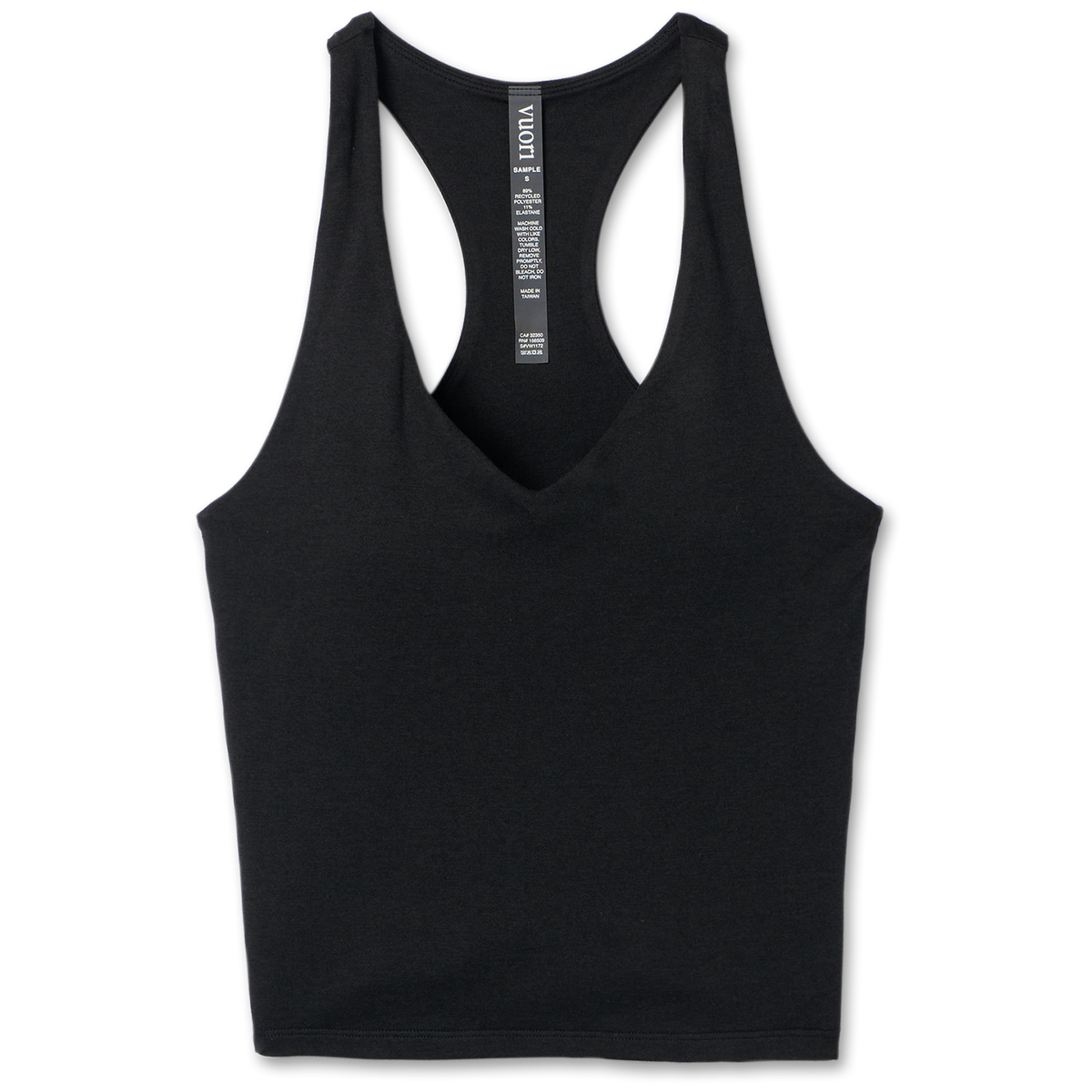 Vuori Halo Performance Crop 2.0 Top - Women's Black Heather