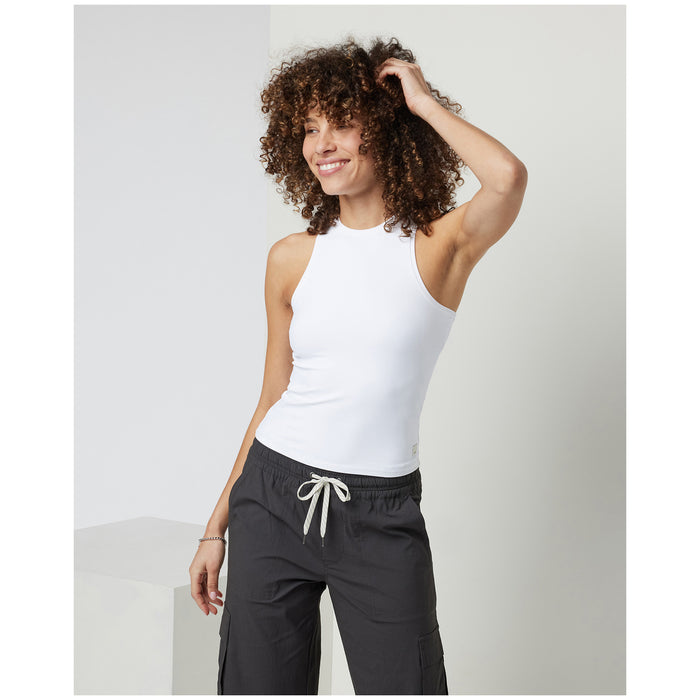 Vuori AllTheFeels Crew Tank - Women's White