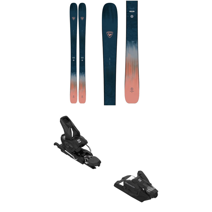 Rossignol Rallybird 92 Skis - Women's + Salomon Strive 12 GW Ski Bindings