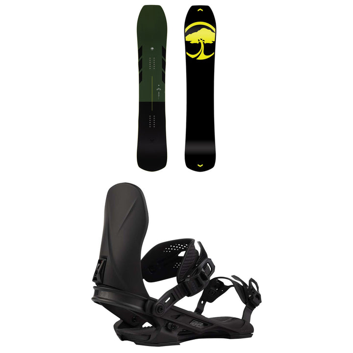 Arbor Coda Snowboard + Hemlock Snowboard Bindings 2025