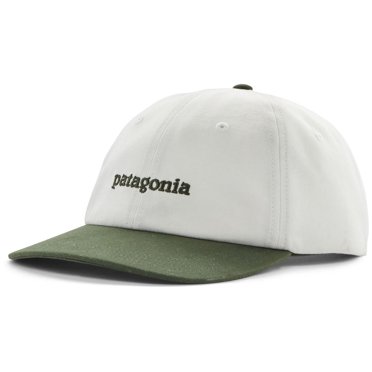 Patagonia Fitz Roy Icon Trad Cap Text Logo: Torrey Pine Green