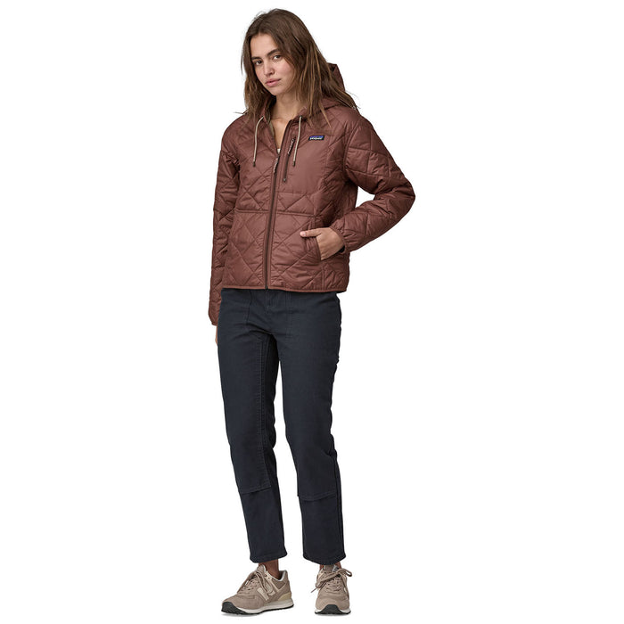 Patagonia Diamond Quilted Bomber Hoodie - Women's Dulse Mauve